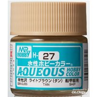 MR HOBBY - GUNZE H-027 Mr Hobby -Gunze Aqueous Hobby Colors (10 ml) Tan [30 von MR. HOBBY