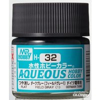 MR HOBBY - GUNZE H-032 Mr Hobby -Gunze Aqueous Hobby Colors (10 ml) Field Gray (1) [30 von MR. HOBBY