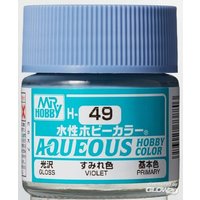 MR HOBBY - GUNZE H-049 Mr Hobby -Gunze Aqueous Hobby Colors (10 ml) Violet [30 von MR. HOBBY