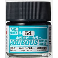 MR HOBBY - GUNZE H-054 Mr Hobby -Gunze Aqueous Hobby Colors (10 ml) Navy Blue [30 von MR. HOBBY