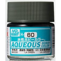 MR HOBBY - GUNZE H-060 Mr Hobby -Gunze Aqueous Hobby Colors (10 ml) IJA Green [30 von MR. HOBBY