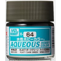 MR HOBBY - GUNZE H-064 Mr Hobby -Gunze Aqueous Hobby Colors (10 ml) RLM71 Dark Green [30 von MR. HOBBY