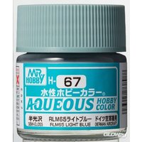 MR HOBBY - GUNZE H-067 Mr Hobby -Gunze Aqueous Hobby Colors (10 ml) RLM65 Light Blue [30 von MR. HOBBY