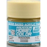 MR HOBBY - GUNZE H-318 Mr Hobby -Gunze Aqueous Hobby Colors (10 ml) Radome [30 von MR. HOBBY