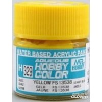 MR HOBBY - GUNZE H-329 Mr Hobby -Gunze Aqueous Hobby Colors (10 ml) Yellow FS 13538 [30 von MR. HOBBY