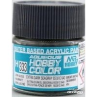 MR HOBBY - GUNZE H-333 Mr Hobby -Gunze Aqueous Hobby Colors (10 ml) Extra Dark Seagray BS381C/640 [30 von MR. HOBBY