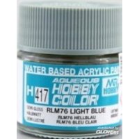 MR HOBBY - GUNZE H-417 Mr Hobby -Gunze Aqueous Hobby Colors (10 ml) RLM76 Light Blue [30 von MR. HOBBY