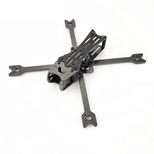 Ape 3 Quadrocopter-Rahmensatz, 142 mm Radstand, Kohlefaser, kompatibel mit 25,5 x 25,5 Flight Controller und Regler für FPV-Renndrohnen(Frame KIT) von MRHZKE