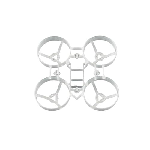 Winziger FPV-Rahmensatz 65 65 mm 1S 0603, bürstenlos, kompatibel mit RC-FPV-Freestyle-Drohnen und ähnlichen Modellen(1PC White) von MRHZKE