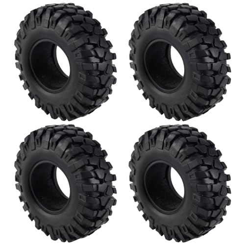 MRNHA 4 StüCk 1,9 Gummi Reifen 1,9 Radreifen 108X40MM für 1/10 RC Crawler TRX4 Axial SCX10 III AXI03007 90046 von MRNHA