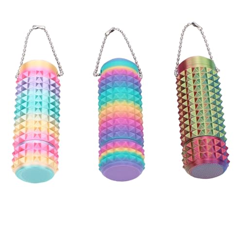 MRSTORY 3D -Gedruckter Spiky Keychain Hard Spiky Sensory Toy Stim Tool Rotieren Verdrehbares Spannungsabbauspielzeug für Erwachsene Sicheres PLA -Material 8.2x3cm 3 PCs MRSTORY 3D -Gedruckter Spiky Keychain Hard Spiky Sensory Toy Stim Tool Rotieren Verdrehbares Spannungsabbauspielzeug für Erwachsene Sicheres PLA -Material 8.2x3cm 3 PCs von MRSTORY