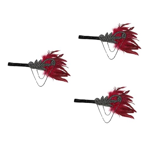 MRVAKDYDI Fascinator Spitze Feder Hut für Frauen, 1 Pcs Fascinator Stirnband Prom Tiara Zubehör Braut Kristall(As Shownx2pcs,1 count (Pack of 1)) von MRVAKDYDI