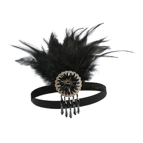 MRVAKDYDI Fascinator Spitze Feder Hut für Frauen, Damen Feder Stirnband Elegantes und leichtes Stirnband von MRVAKDYDI