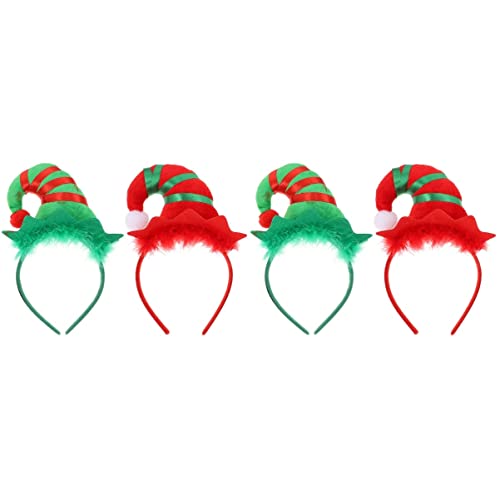 MRVAKDYDI Fascinator Spitze Feder Hut für Frauen, Weihnachtsfee-Kopfbedeckung, 1 Stück, Hut, Stirnband, Kinder, Weihnachtsmütze, Stirnband von MRVAKDYDI