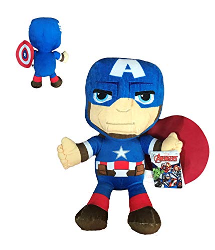 Marvel – Plüschtier Captain America, 30 cm, Super Soft Qualität von MRVL