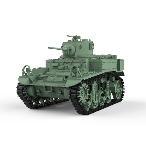 MRY-SFW SS16505 1/16 Militär Modellbausatz US M3A1 Stuart Light Tank von MRY-SFW