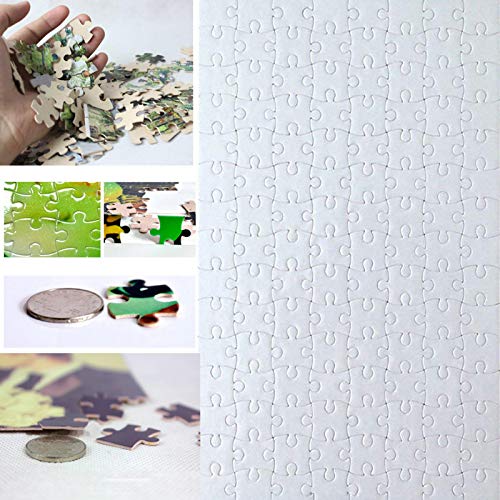 20 Sets Blank Sublimation A4 Jigsaw Puzzle with 120 Pieces DIY Heat Press Transfer Crafts A4 Thermal Transfer Puzzle Wholesale DIY Thermal Transfer Pearl Puzzle Blank Puzzle Thermal Transfer Supplies von MS WGO
