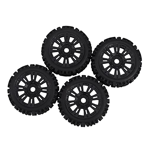 MSCHENZW 17Mm Nabe Felge & Reifen Reifen für 1/8 Offroad RC Redcat Hobao, 4 StüCke von MSCHENZW