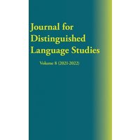 Journal for Distinguished Language Studies Volume 8 (2021-2022) von MSI Press