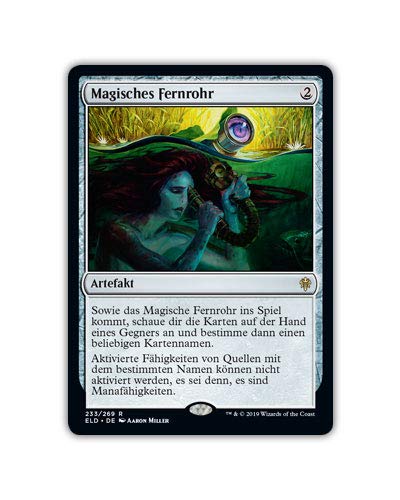 Magic The Gathering MTG Thron von Eldraine - Mythic Rare Karten und Planeswalker - deutsch (#233 Magisches Fernrohr) von Magic The Gathering