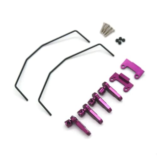 Metall-Upgrade-Zubehör, Stabilisator-Set, kompatibel mit 144001, 144010, 124016, 124018, 124007, 124017, 124019 ferngesteuerten RC-Autos(Purple) von MTGUIWF