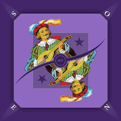 MTJ Tarot-Teppich Prestige Excuse – 60 x 60 cm – Material Jersey Neopren – Französisches Produkt (Violett) von MTJ