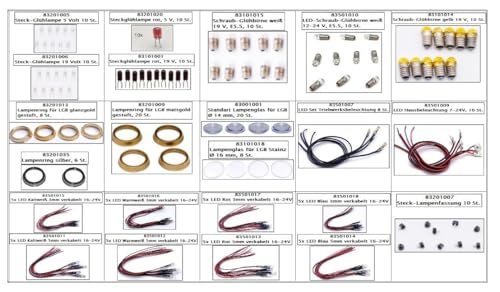 MTS-Line LGB Ersatzteile Box Beleuchtung von LGB Fahrzeugen - Gartenbahn - LGB Spur G Ersatzteil - LGB Spare Part von MTS-Line