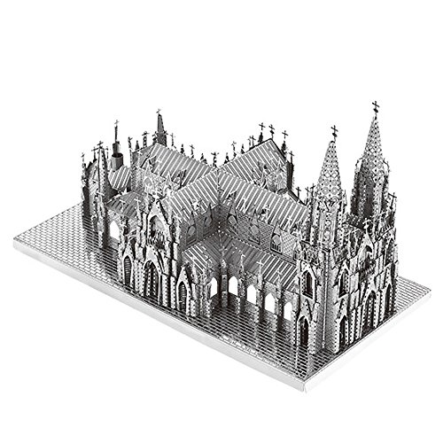 MTu 3D Metall Puzzle St. Patrick's Cathedral Modell Kits B22201 DIY 3D Laserschnitt Modell-Bausatz Spielzeug von MTu