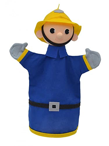 MU Brno - Feuerwehrmann Milan Handpuppe, 28cm von Mu