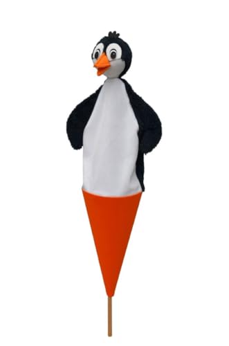 MUBRNO 11333A Pinguin 3 in 1 Tütenkasper, Mehrfarbig, 55 cm von MUBRNO