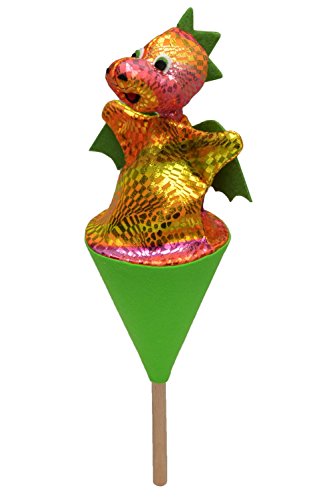 MUBRNO 13478B Drache-Regenbogen Tütenkasper, Mehrfarbig, 20 cm von MUBRNO