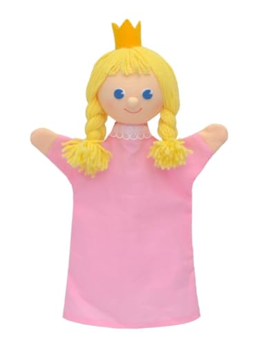 MUBRNO 22862A Prinzessin Textilhandpuppe, Mehrfarbig von MUBRNO