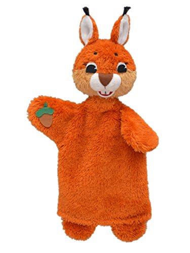 MUBRNO 24606A Eichhörnchen mit Haselnuss Textilhandpuppe, Mehrfarbig MUBRNO 24606A Eichhörnchen mit Haselnuss Textilhandpuppe, Mehrfarbig von MUBRNO