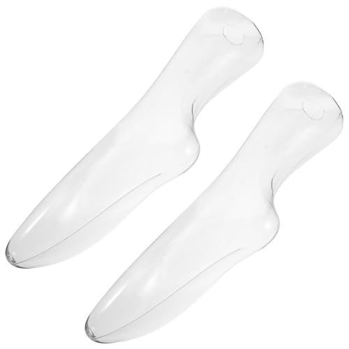 MUCKLILY 1 Satz Fußpuppen-requisiten Kurzstrumpf Schaufensterpuppe Fußmaske Zehe Socken-display-fußmodell Schmuckfußdisplay Fußkettchen Anzeigen Stiefel Schuhe Transparent Polyethylen (2st von MUCKLILY