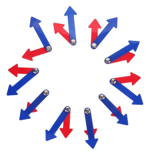 MUCKLILY 10 Sätze Teiliges Drehbare Rote und Blaue Kunststoff-uhrzeiger Lernspielzeug für Wiederverwendbare Uhrzeiger zum Zeitablesen Lernen Geeignet für Eltern und Lehrer zur MUCKLILY 10 Sätze Teiliges Drehbare Rote und Blaue Kunststoff-uhrzeiger Lernspielzeug für Wiederverwendbare Uhrzeiger zum Zeitablesen Lernen Geeignet für Eltern und Lehrer zur von MUCKLILY