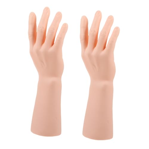 MUCKLILY 2 Stück Handringhalter Für Herren Männliches Mannequin Zur Schmuckpräsentation Fingerring Display Unterstützung Für Schmuckstücke Und Ringe von MUCKLILY