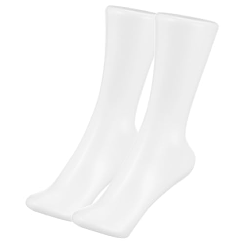 MUCKLILY 2 Stück Modell Bein Socke Fuß Modell Mannequin Fuß Display Socken Fuß Modell Fuß Socken Modell Frauen Mannequin Fuß Socke Fuß Mannequin Socke Modell Display Gefälschter Fuß von MUCKLILY