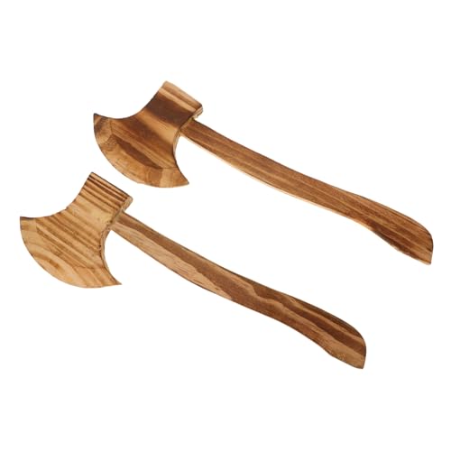 MUCKLILY 2 Stücke Teiliges Holzbeil Halloween Deko und Kostüm Zubehör Holzspielzeug Sicher Glatt Poliert Langlebig für LARP Cosplay Theatereinsatz und Kreative Handhabung MUCKLILY 2 Stücke Teiliges Holzbeil Halloween Deko und Kostüm Zubehör Holzspielzeug Sicher Glatt Poliert Langlebig für LARP Cosplay Theatereinsatz und Kreative Handhabung von MUCKLILY