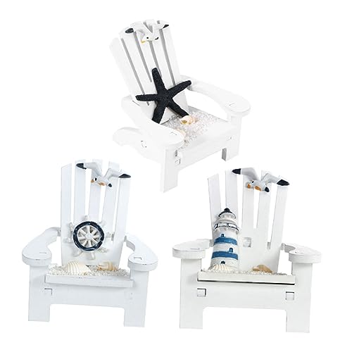 MUCKLILY 3 Stück Miniatur Strandstuhl Holz Deko Sommerstil Mediterraner Stil Puppenhaus Zubehör Kinderzimmer Dekoration Tischornament für Zuhause und Fotorequisiten MUCKLILY 3 Stück Miniatur Strandstuhl Holz Deko Sommerstil Mediterraner Stil Puppenhaus Zubehör Kinderzimmer Dekoration Tischornament für Zuhause und Fotorequisiten von MUCKLILY