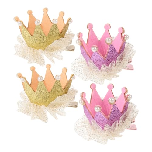 MUCKLILY 4 Stück Teiliges Haarschmuck Kronen Haarspangen für Mädchen Leichte Stabile Haarnadeln Fest Fixierend für Geburtstagsfeiern und Festliche Anlässe Bunte Farbwahl Zufällige Farbe MUCKLILY 4 Stück Teiliges Haarschmuck Kronen Haarspangen für Mädchen Leichte Stabile Haarnadeln Fest Fixierend für Geburtstagsfeiern und Festliche Anlässe Bunte Farbwahl Zufällige Farbe von MUCKLILY