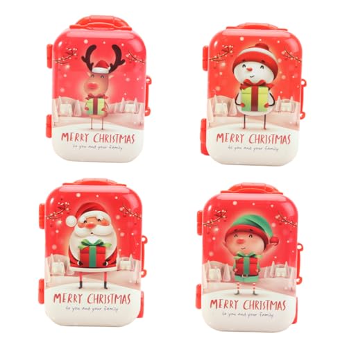 MUCKLILY 4 Stück Teiliges Weihnachts-Trolley-case Bunter Einfallsreich Fördert Fantasie und Lernfähigkeit Passend für Jungen und Mädchen MUCKLILY 4 Stück Teiliges Weihnachts-Trolley-case Bunter Einfallsreich Fördert Fantasie und Lernfähigkeit Passend für Jungen und Mädchen von MUCKLILY