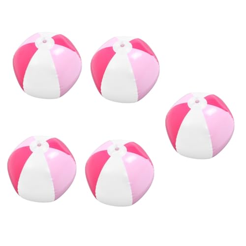MUCKLILY 5 Stück Aufblasbare Strandbälle PVC Farbenfrohe Outdoor-spielbälle für Pool Strandparty Robustes Material für Geburtstag Sommeraktivitäten und Wasserspaß MUCKLILY 5 Stück Aufblasbare Strandbälle PVC Farbenfrohe Outdoor-spielbälle für Pool Strandparty Robustes Material für Geburtstag Sommeraktivitäten und Wasserspaß von MUCKLILY