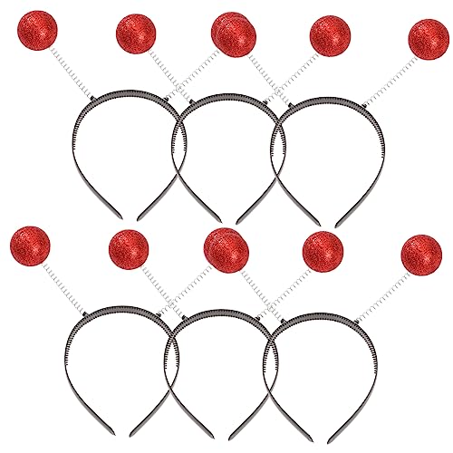 MUCKLILY 6 Stück Teiliges Haarband mit Glitzernden Schaumstoffbällen Elastisches Leichtes Party Haarreif Zubehör für Mädchen und Erwachsene Bequemes Kostüm Stirnband für Festliche Anlässe MUCKLILY 6 Stück Teiliges Haarband mit Glitzernden Schaumstoffbällen Elastisches Leichtes Party Haarreif Zubehör für Mädchen und Erwachsene Bequemes Kostüm Stirnband für Festliche Anlässe von MUCKLILY
