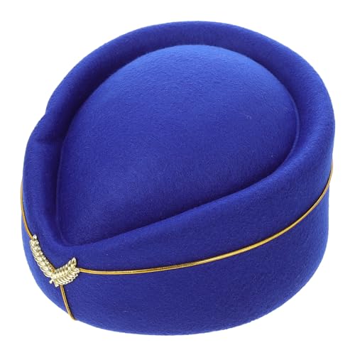 MUCKLILY Airline Stewardess Hut Cosplay Uniform Mütze Elegant Klassisch Leicht Verstellbar Für Kostümpartys Karneval Auftritte MUCKLILY Airline Stewardess Hut Cosplay Uniform Mütze Elegant Klassisch Leicht Verstellbar Für Kostümpartys Karneval Auftritte von MUCKLILY