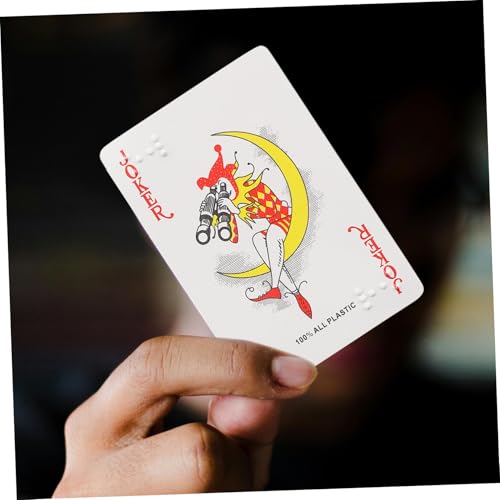 MUCKLILY Braille Pokerkarten für Sehbehinderte mit Großdruck und Taktilen Markierungen Vielseitiges Kartenspiel für Sehbehinderte Erwachsene und Inklusives Lern Unterhaltungsspielzeug zur MUCKLILY Braille Pokerkarten für Sehbehinderte mit Großdruck und Taktilen Markierungen Vielseitiges Kartenspiel für Sehbehinderte Erwachsene und Inklusives Lern Unterhaltungsspielzeug zur von MUCKLILY