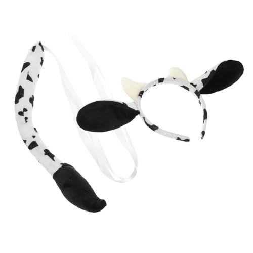 MUCKLILY Cosplay Kuh Kostüm mit Kuh Ohren Stirnband und Tierverkleidung Zubehör für Halloween Karneval Geburtstag Bühnenauftritte und Fasching MUCKLILY Cosplay Kuh Kostüm mit Kuh Ohren Stirnband und Tierverkleidung Zubehör für Halloween Karneval Geburtstag Bühnenauftritte und Fasching von MUCKLILY