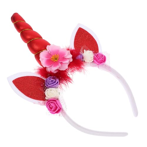 MUCKLILY Einhorn Haarreif Party Haarband Universalgröße Komfortabel Verstellbar Cosplay Kopfschmuck Mädchen Accessoire MUCKLILY Einhorn Haarreif Party Haarband Universalgröße Komfortabel Verstellbar Cosplay Kopfschmuck Mädchen Accessoire von MUCKLILY