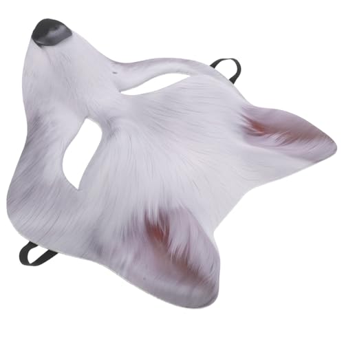 MUCKLILY Halbgesichts-fuchskostüm-maske aus Realistische Halloween-maske für Karneval Cosplay und Maskerade Bequeme Tiergesichtsmaske für Erwachsene MUCKLILY Halbgesichts-fuchskostüm-maske aus Realistische Halloween-maske für Karneval Cosplay und Maskerade Bequeme Tiergesichtsmaske für Erwachsene von MUCKLILY