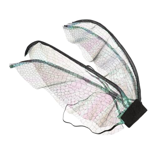 MUCKLILY Halbumsäumte Libellenflügel aus Schwarzem Organza Leichte Langlebige Fee engelsflügel für Damen und Mädchen für Karneval Maskerade Bühnenperformance und Mottopartys MUCKLILY Halbumsäumte Libellenflügel aus Schwarzem Organza Leichte Langlebige Fee engelsflügel für Damen und Mädchen für Karneval Maskerade Bühnenperformance und Mottopartys von MUCKLILY