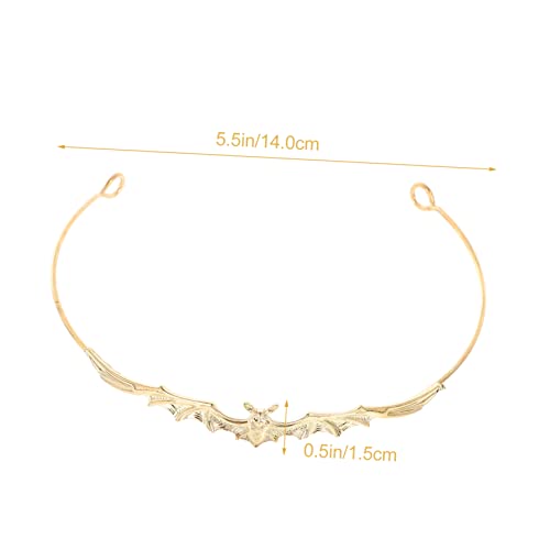 MUCKLILY Halloween Haarreif Fledermaus Design Metall Stirnband Party Kopfschmuck für Karneval Cosplay und Festivals Leicht Langlebig Dekoratives Gothic Accessoire MUCKLILY Halloween Haarreif Fledermaus Design Metall Stirnband Party Kopfschmuck für Karneval Cosplay und Festivals Leicht Langlebig Dekoratives Gothic Accessoire von MUCKLILY